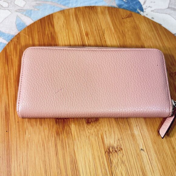 Ann Klein Zip up Leather wallet - Picture 4 of 12